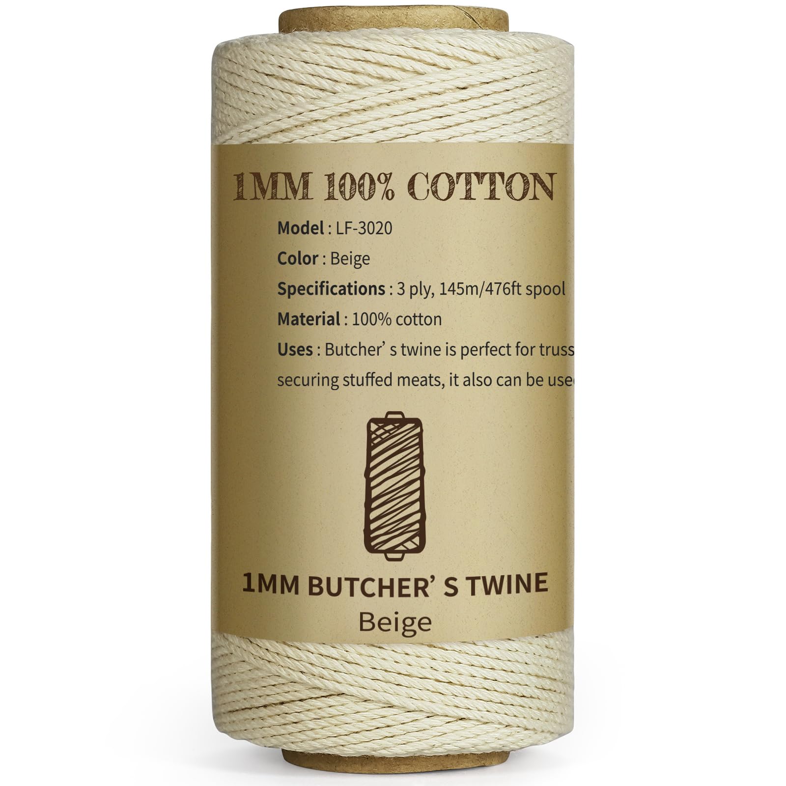 Atlast&co butcher products 32 リネン混コットン Amazon.com: Butchers Code Rotisserie Cooking Ties – 50 Heat-Safe